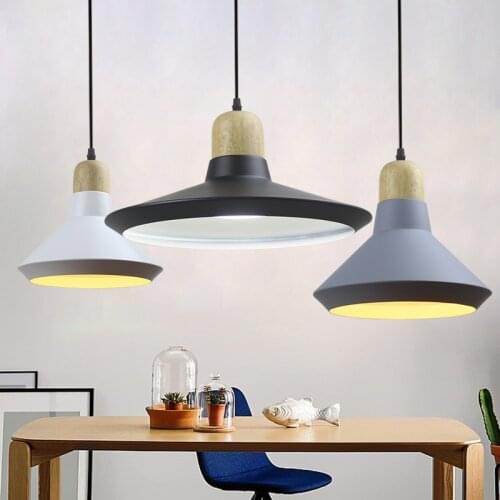 Nordic LED Restaurant Pendant Lights Bar Counter Cafe Decoration Light Fixtures Home Living Room Kitchen Lighting Hanging Lamp