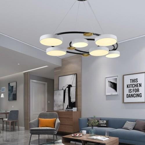 Nordic Modern Multifunctional Ceiling Lamp Remote Control Smart Chandelier Bedroom Study Living Room Chandelier