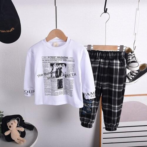 Boys Clothing Set Children Clothing Suits For Boys Clothes T-Shirts+Pants Spring Autumn Kids Sport Suit Toddler Tracksuits 2-7Y