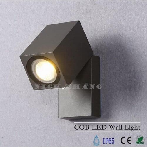 10W COB LED Modern Aluminum Rotated LED Wall lamp Wall Light wall lamp Bedside lamp Water proof Outdoor Lamp For Bedroom Balcony