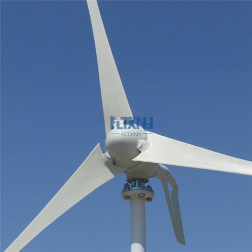 400w wind generator 48v AC with MPPT Charge controller 3 or 5 blades for streetlight garden lighting or home use efficiency