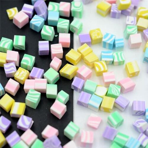 100g Simulation Chocolate Clay Sprinkles for Crafts Making Fake Food Chocolate Chunks DIY Slimes Filler Material Accessories