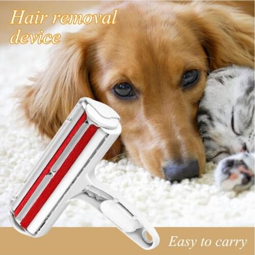 2-Way Pet Hair Roller Dog Cat Fur Hair Cleaning Animal Hair Cleaner Cat Accessories Lint Remover Brush for Furniture