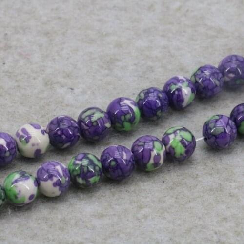 Riverstones loose beads round stone 10mm DIY 15 inches fit women jewelry making design bracelet&necklace color options
