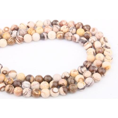 Natural Stone Bead Semi-precious Loose Hole Bead for Women Jewelry Making DIY Necklace Bracelet Gift 4-12mm 15inch