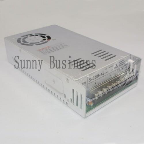48V 7.5A 360W Switching power supply Driver For LED Light Strip Display AC100-240V Factory Supplier
