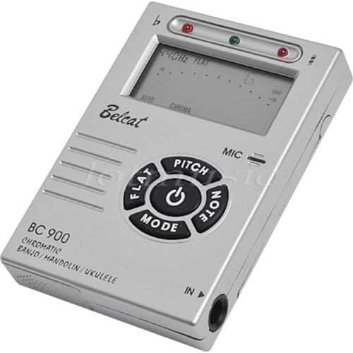 Electric Tuner Chromatic Tuner Digital with MIC for Ukulele Banjo Mandolin Parts Accessories