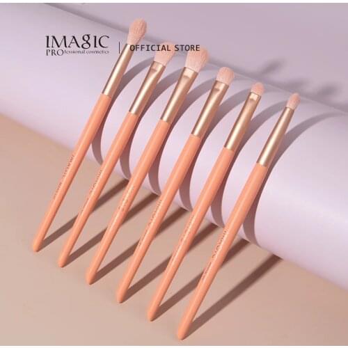 IMAGIC 6Pcs Makeup Brushes Tool Set Eye Shadow Blush Make up Beauty Cosmetic Brushes Professional Ultra Soft Eye Shadow Brushes