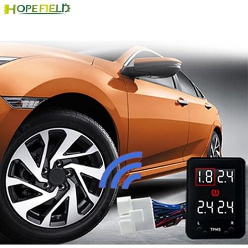 OBD TPMS Display Tire Pressure Security Monitor Tire Underinflated Monitoring Tracker For Toyota Fortuner 2017 Hilux 2017