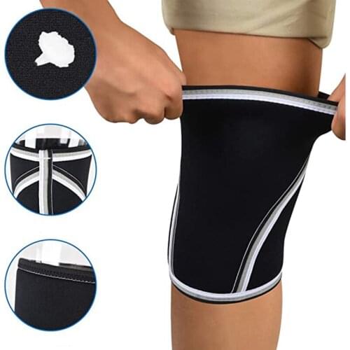 7mm Thicken Compression Leg Sleeve Sports Knee Pads Men Women Kneepad Weightlifting Protectors Knee Warmers Fitness Gym Running