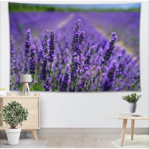 Custom lavender Wall Hanging Tapestry Sheets Home Decorative Tapestries Beach Towel Blanket Cloth Wall Tapestry