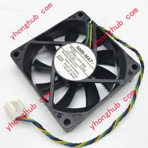 NMB-MAT 2806KL-04W-B86 C0H DC 12V 0.65A 4-Wire 70x70x15mm Server Cooling Fan