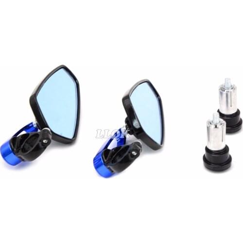 New most motorcycle 7/8"" 22mm handle bar Rearview Side Mirror Motocycle Bar End Mirror For BMW F800R F800S G650GS K1200 GT