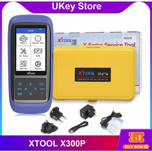 XTOOL New X300P Diagnostic Tool Car Scanner Obd Oil Reset ABS Bleeding Maintenance Light Reset Mileage Adjustment Online Update