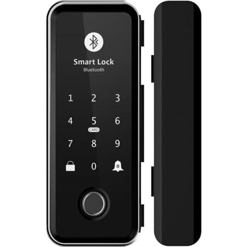 New Listing! Fingerprint Lock Free Hole Office Password Lock Company Remote Control Double Door Mobile Phone APP Pass Lock