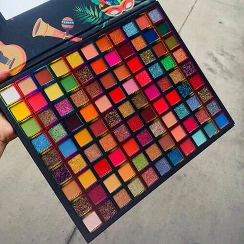 Newest Matte Glitter Eyeshadow Palette High-gloss Glitter Pearlescent Matte Eye Shadow Pigment Makeup Maquiagem