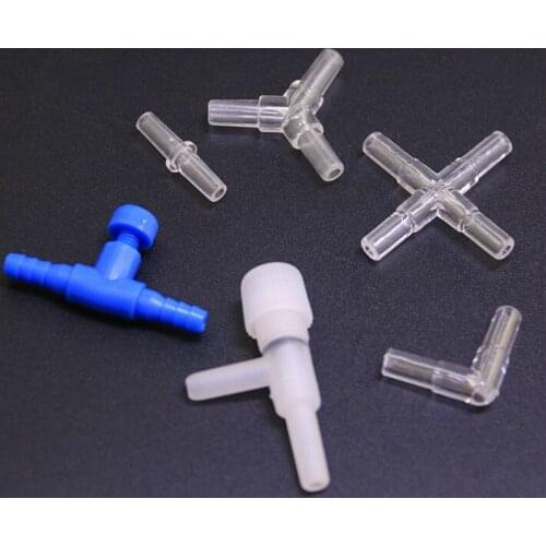 Fish Tank oxygen pump aquarium fish tank oxygen tube connector oxygen air distributor end-to-end right angle