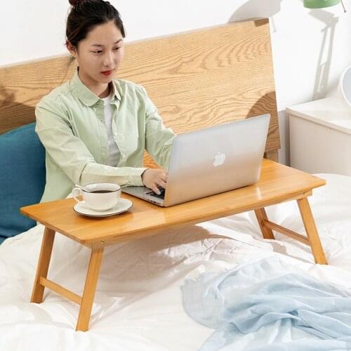 Foldable bed book table installation-free laptop for lazy people at home simple writing for primary school students bedroom dorm