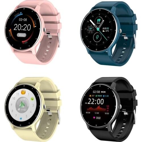 ZL 02 Customize Wallpaper Smart Watch Message Reminder Sport Smartwatch Sleep Heart Rate Monitor Watches For IOS Android
