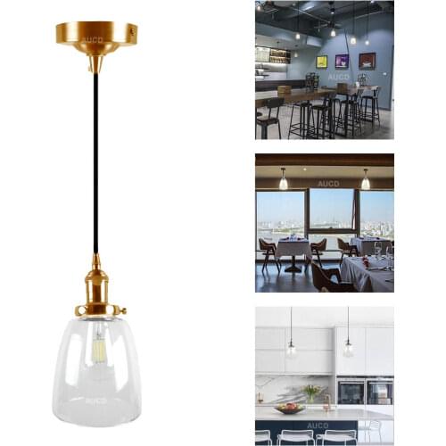 Modern LED Ceiling Glass Ball Chandelier Lamp For Home Bathroom Kitchen Decor Single-headed Bubble Chandeliers Hanging Light