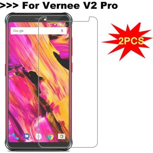 5PCS Tempered Glasses For Vernee Mix 2 Protective Film For Vernee Thor E Screen Protector For Vernee Active Screen Guard Glass