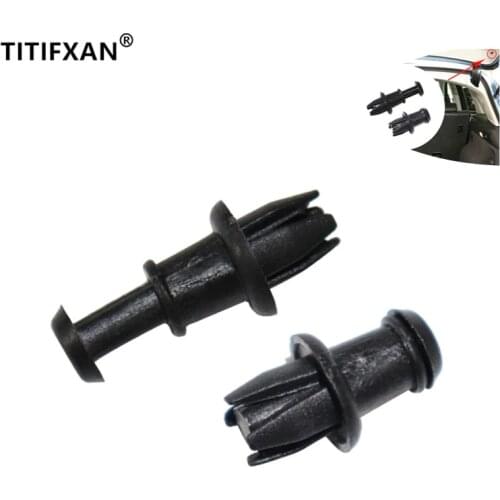 2pcs Fit for Audi Q5 trunk buckle A3 rear plate rope fastening clip buckle bracket hook car accessories