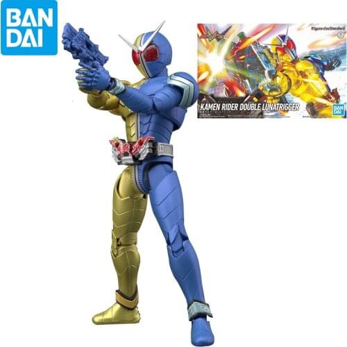 Bandai Assembly Model Figure-rise Kamen Rider Double LunaTrigger Action Figure Gundam Decoration Toy Childrens Birthday Gift
