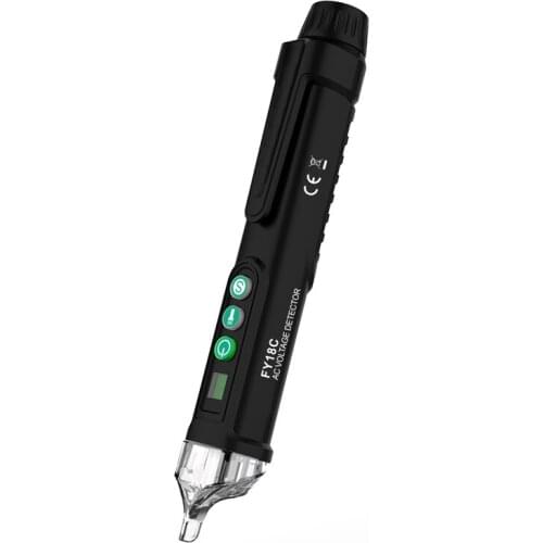 Non-Contact Voltage Tester with LED Flashlight, Adjustable Sensitivity 12-1000V AC Voltage Detector Pen Circuit Tester Tool