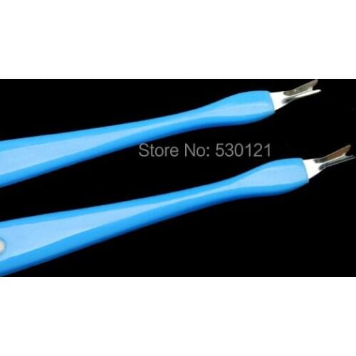 Free Shipping High Quality 2pc/set Nail Cuticle Pusher Care Cleaner Tools