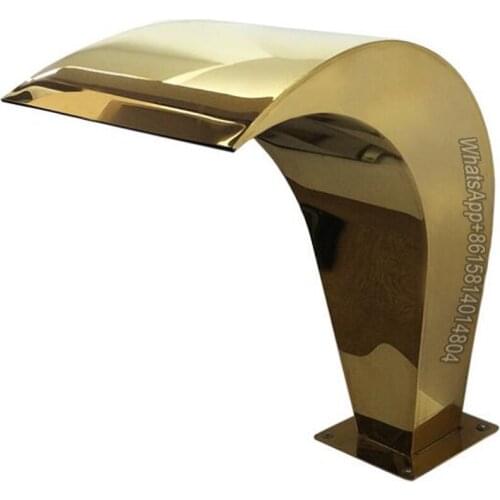 1pc 304SS Landscape pool water curtain fountain swimming pool SPA arc water waterfall hot spring bath hydromassage spray curtain