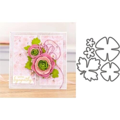 Flower Metal Cutting Dies for Scrapbooking Handmade Tools Mold Cut Stencil New 2021 DIY Card Make Mould Model Craft Decoration