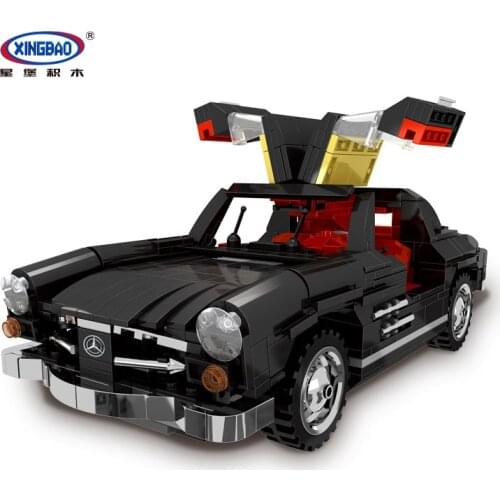 XingBao 03010 825Pcs Creative MOC Technic Car Series The Photpong Car Set Building Blocks Bricks Classic Car Model Kits Juegos