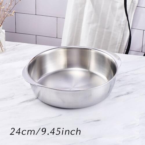 Stainless Steel Hot Pot Induction Hob, Stew Pot Steamer Shabu Shabu Hot Pot Induction Cooker Kitchen Cookware Soup Cooking Pots