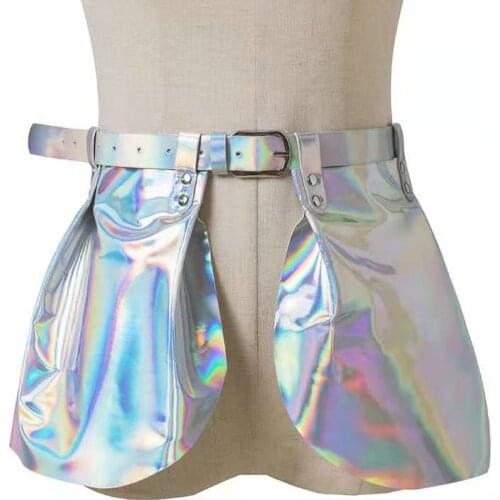 New Silver Waist Skirt Bar Ds Gogo Dancer Stage Performance Belt Nightclub Female Singer Jazz Pole Dance Accessories DWY6185