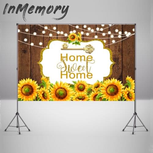 Housewarming Party fondo fotografia Sweet Home Wood Photography Backdrops photocall personalizado Background For Photo Studio