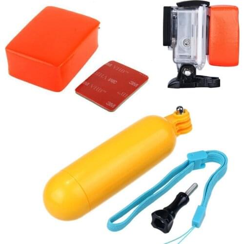Diving Float Bobber Handlebar Mount Floaty + Floating Box 3M Adhesive For Gopro 8 7 6 5 4 3+ Xiaomi YI 4K II SJCAM Accessories