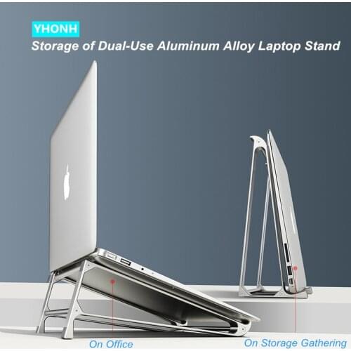 Hot Sale Portable Laptop Stand Aluminium Notebook Computer Holder Folding Laptop Stand Bracket Mount Portable Holder Adjustable