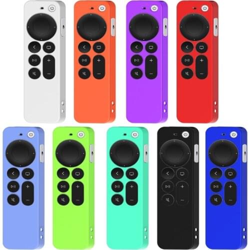 Durable Silicone Case Remote Control Use Directly Protective Cover for-Apple TV 4K 2021 6Th Remote Control Anti-abrasion