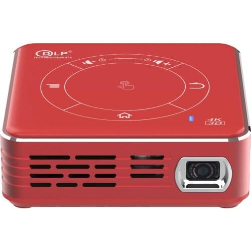 DLP C99 4K Projector Android 9.0 DDR4 2GB 16GB Mini Portable LED Projector 5G Wifi Bluetooth 3D Home Cinema Proyector Vs P10 P11