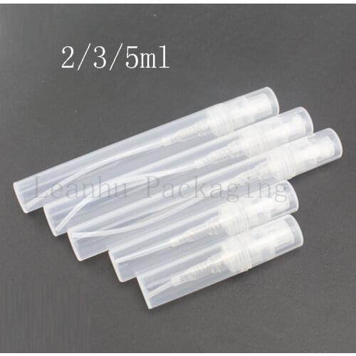 2ml 3ml 5ml Empty mini perfume mist spray plastic Vials sample pen Bottle,Small Perfumes Atomizer 2 cc sprayer vial container