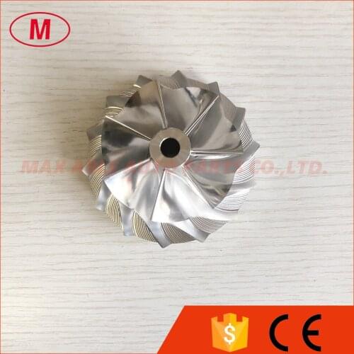S300 forward 169565 61.40/84.62mm 7+7 blades turbomilling/alumimun 2618/billet compressor wheel FOR S362/PTE6265/6265CEA