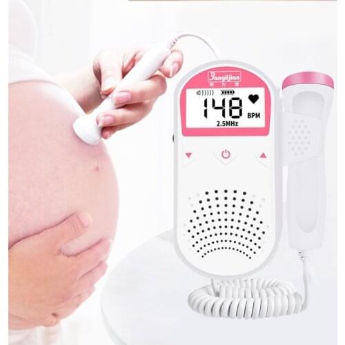 Handheld Fetal Doppler Prenatal Baby Heartbeat Monitor Heart Rate Detector Sonar Doppler For Pregnant Women