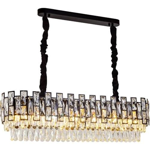 Modern crystal chandelier villa duplex boat construction crystal decoration luxury light chandelier can be customized