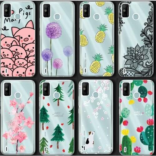 For TECNO SPARK 6 GO Case Ultra Thin Clear Soft TPU Case Cover For Tecno Spark 6 go Case Transparent Couqe Funda