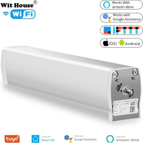 Tuya WIFI Intelligent Curtain Motor Ultra Quiet Electric Wireless Remote Control Voice Control Tools for Alexa Google Home