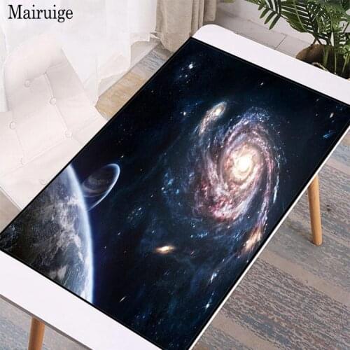 Mairuige Starry Art Pattern Waterproof Office Gaming Anti-slip Large Mouse-pad Laptop Desk Pad Keyboard Table Decoration Cover