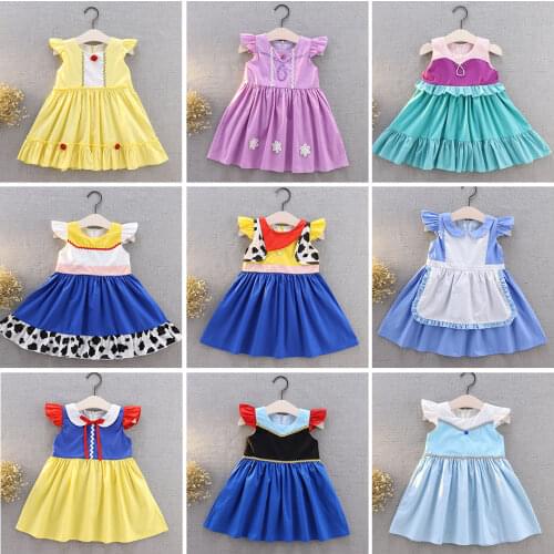 Wood pencil Sundresses For Girls