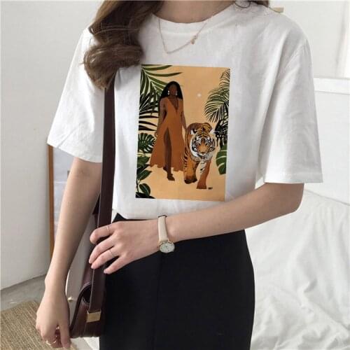 Womens T-shirt Retro Tee shirt Lady Hipster T shirt Harajuku Graphics T Shirt Top Harajuku Tshirt 2021 Summer T-shirt