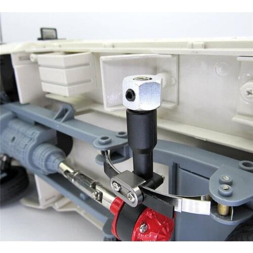 1 set Metal 5MM to 12MM Axle Adapter Upgrade Combiner for WPL D12 MN series RC Car Spare Parts