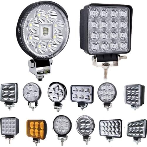 1Piece 12V~80V 42W~186W LED Electric Motorcycle&Car Double Face Front Rear Side Marker Light for Trucks Tractors Buses Boat